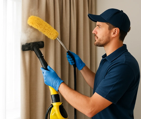 Trusted blind cleaning technician Matty Curtain Cleaning jindalee QLD