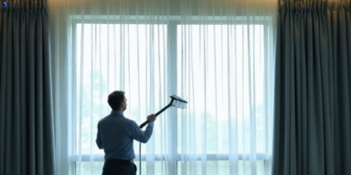 Commercial drapes cleaning service jindalee hotels offices